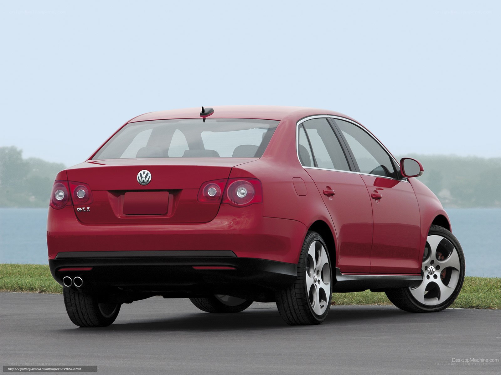 Red Volkswagen Jetta GLI