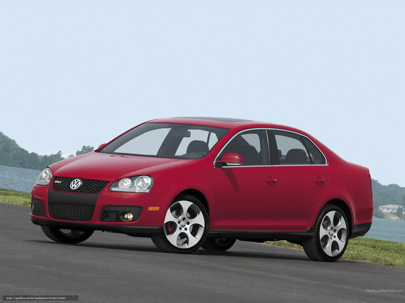 Red Volkswagen Jetta Glt — Serene, Afternoon