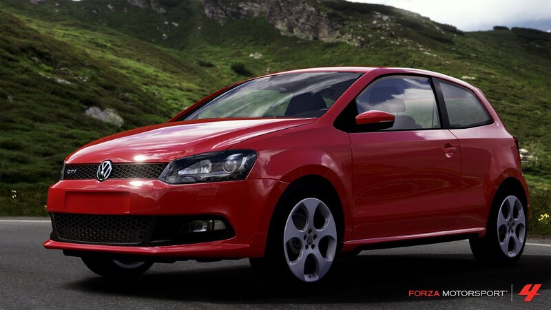 Red Volkswagen Polo GTI