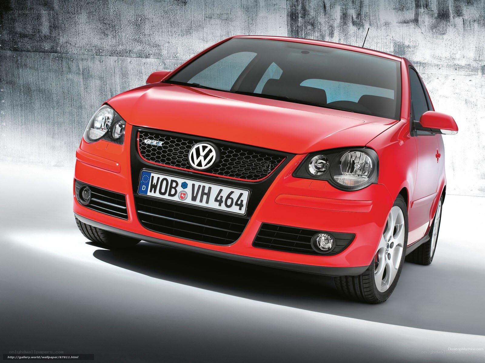 Red Volkswagen Polo GTI