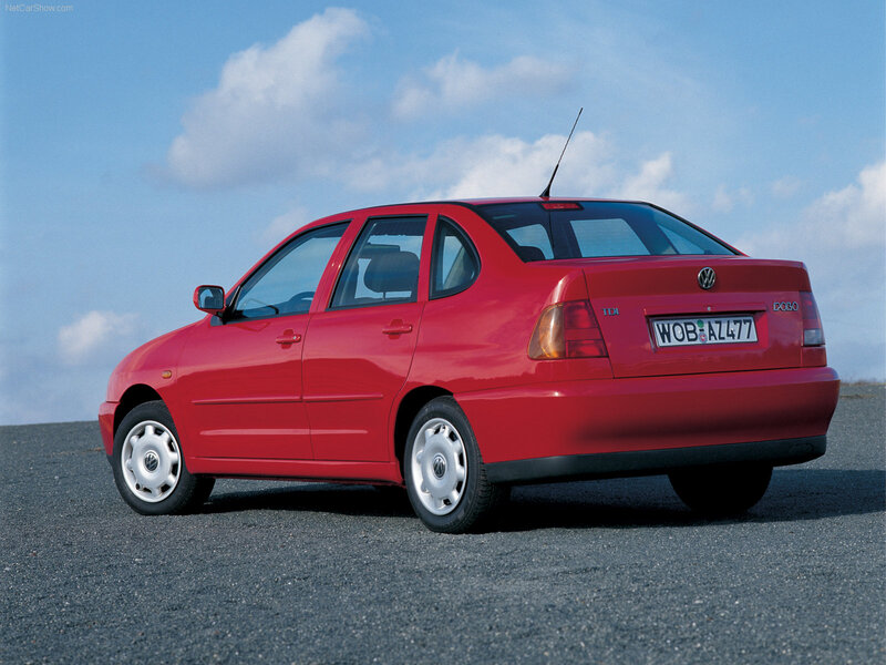 Red Volkswagen Polo — Serene