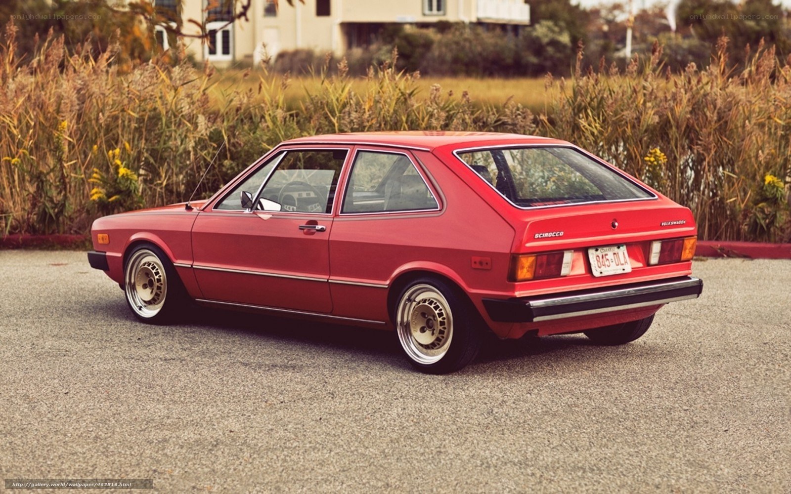 Red Volkswagen Scirocco