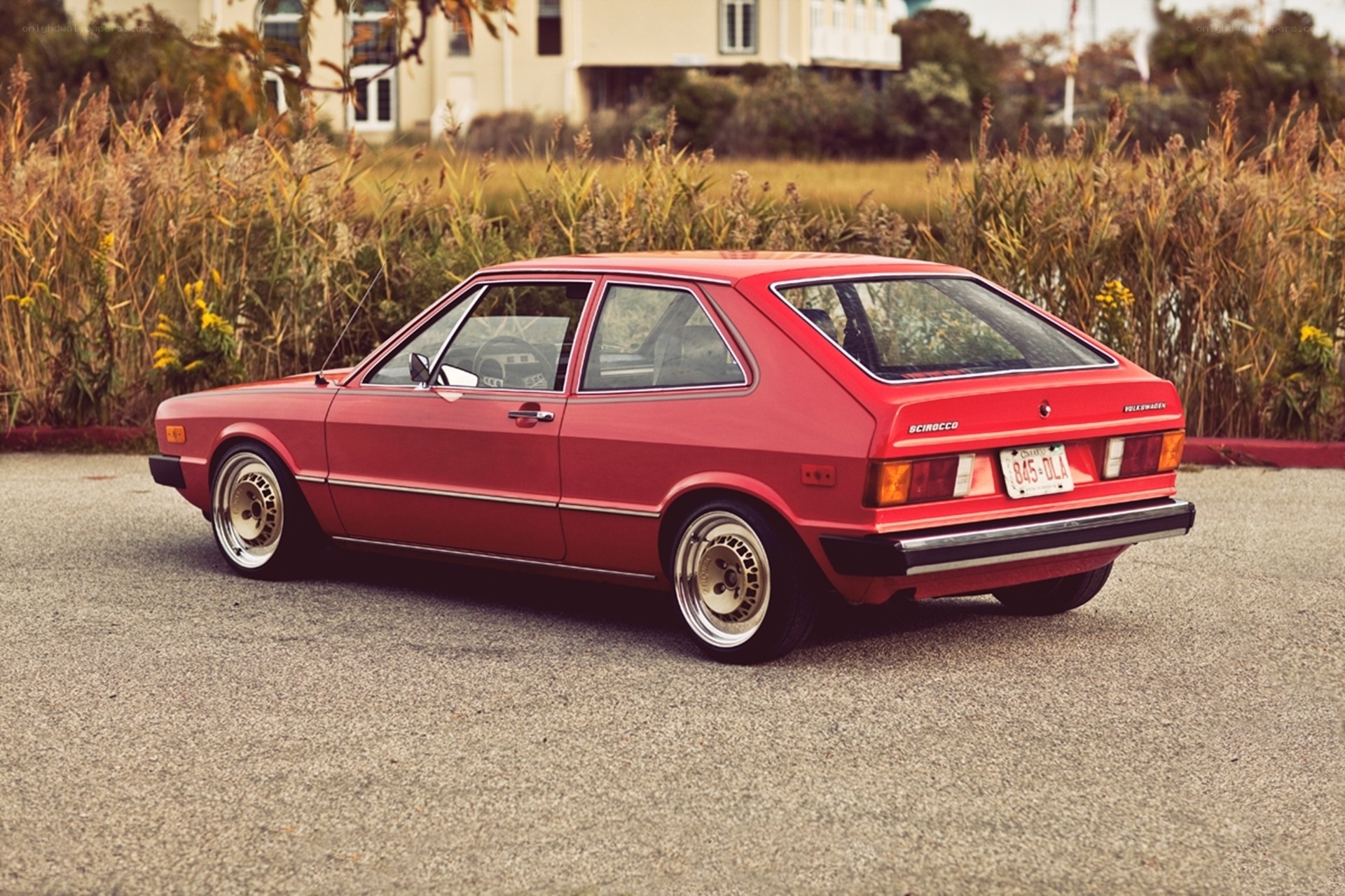 Red Volkswagen Scirocco