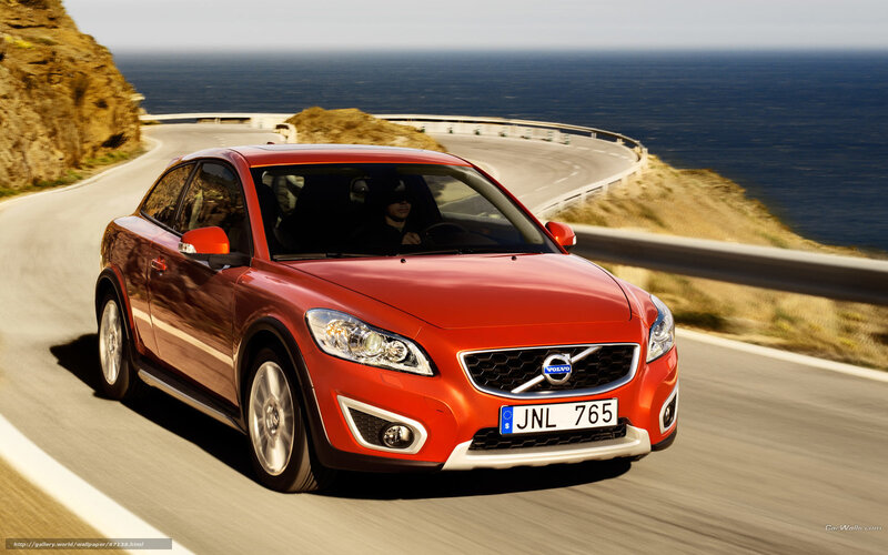 Red Volvo Car — Dynamic
