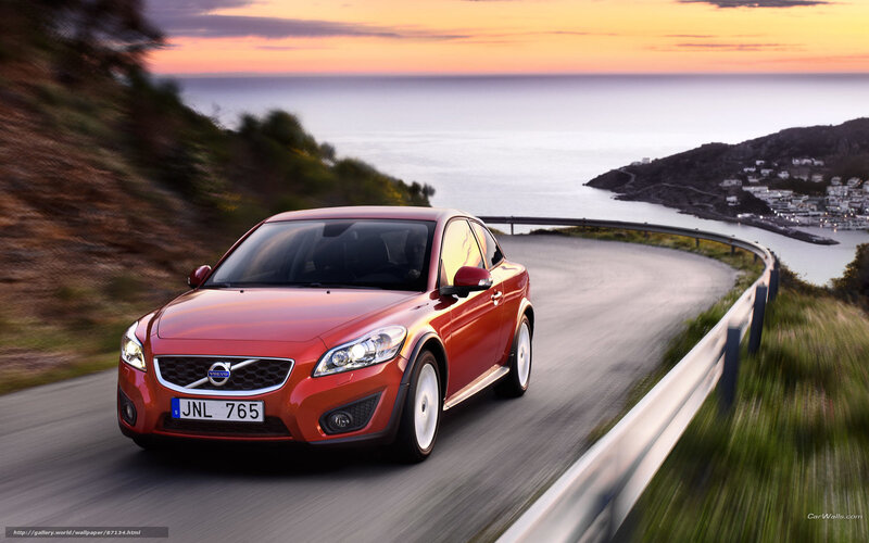 Red Volvo Car