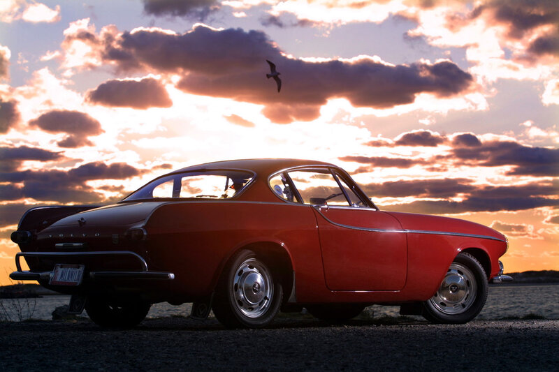 Red Volvo Coupe