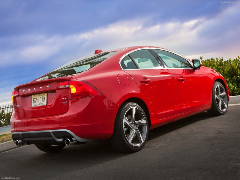 Red Volvo S60 T6 AWD