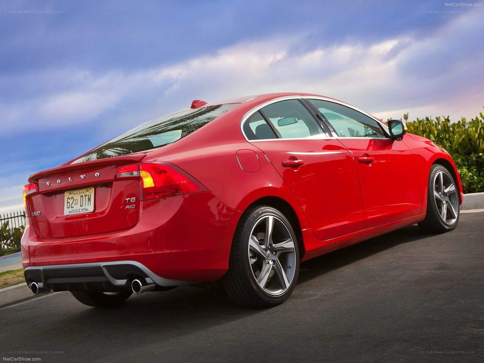 Red Volvo S60 T6 AWD