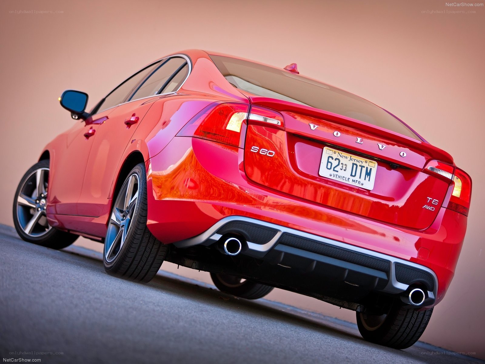 Red Volvo S60 T6 AWD