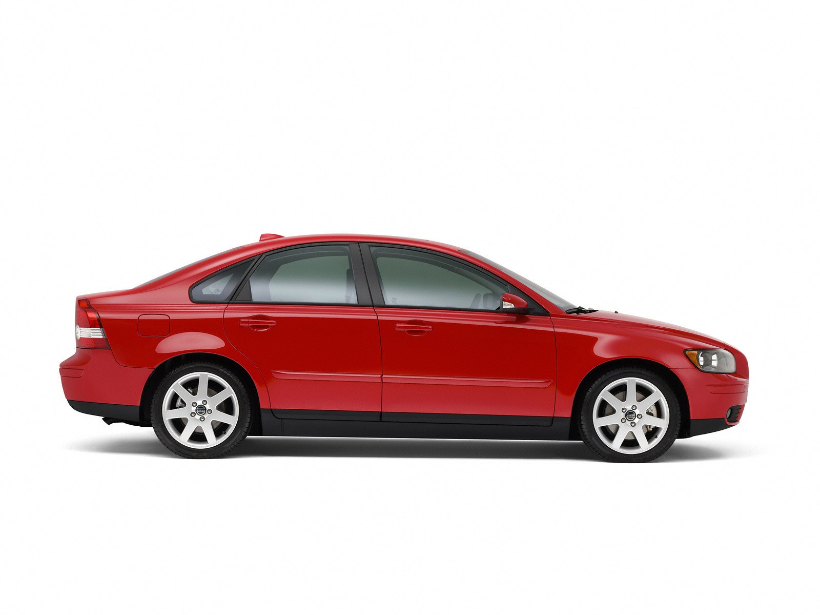 red volvo sedan