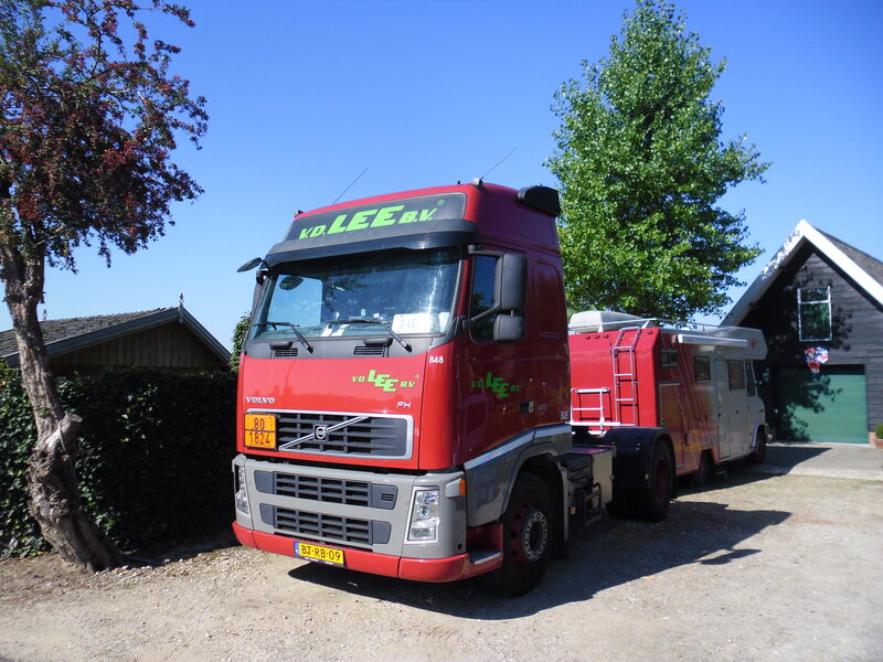 Red Volvo Truck — Serene
