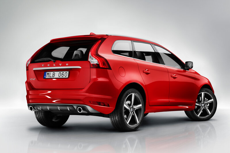 Red Volvo XC60 station wagon