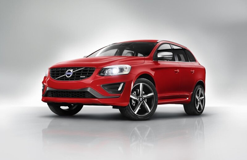 Red Volvo XC60 SUV