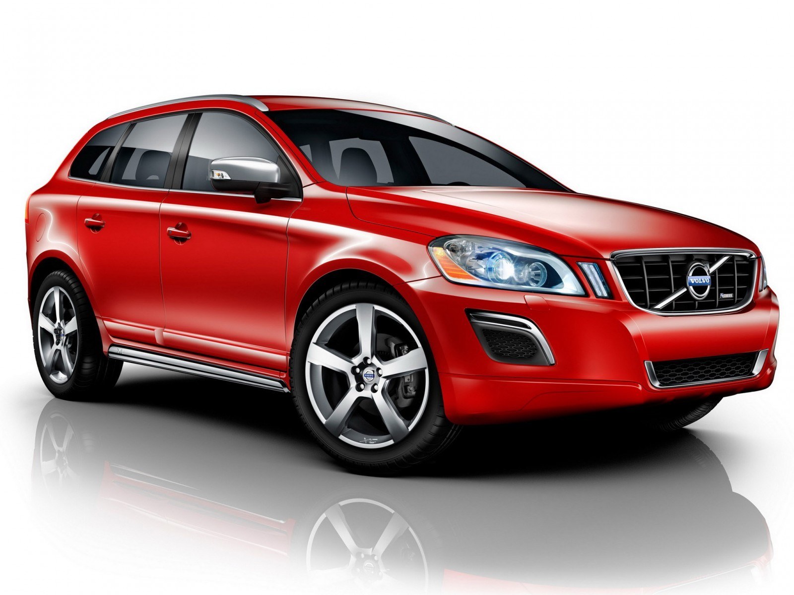 Red Volvo XC60 SUV