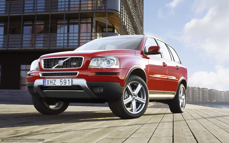 Red Volvo Xc90 Suv — Serene