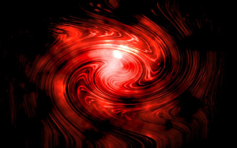 red vortex swirl