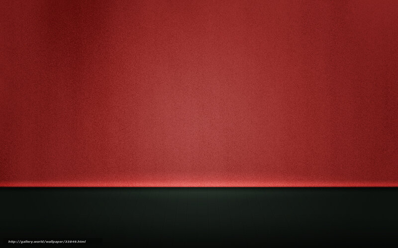 red wall and dark floor