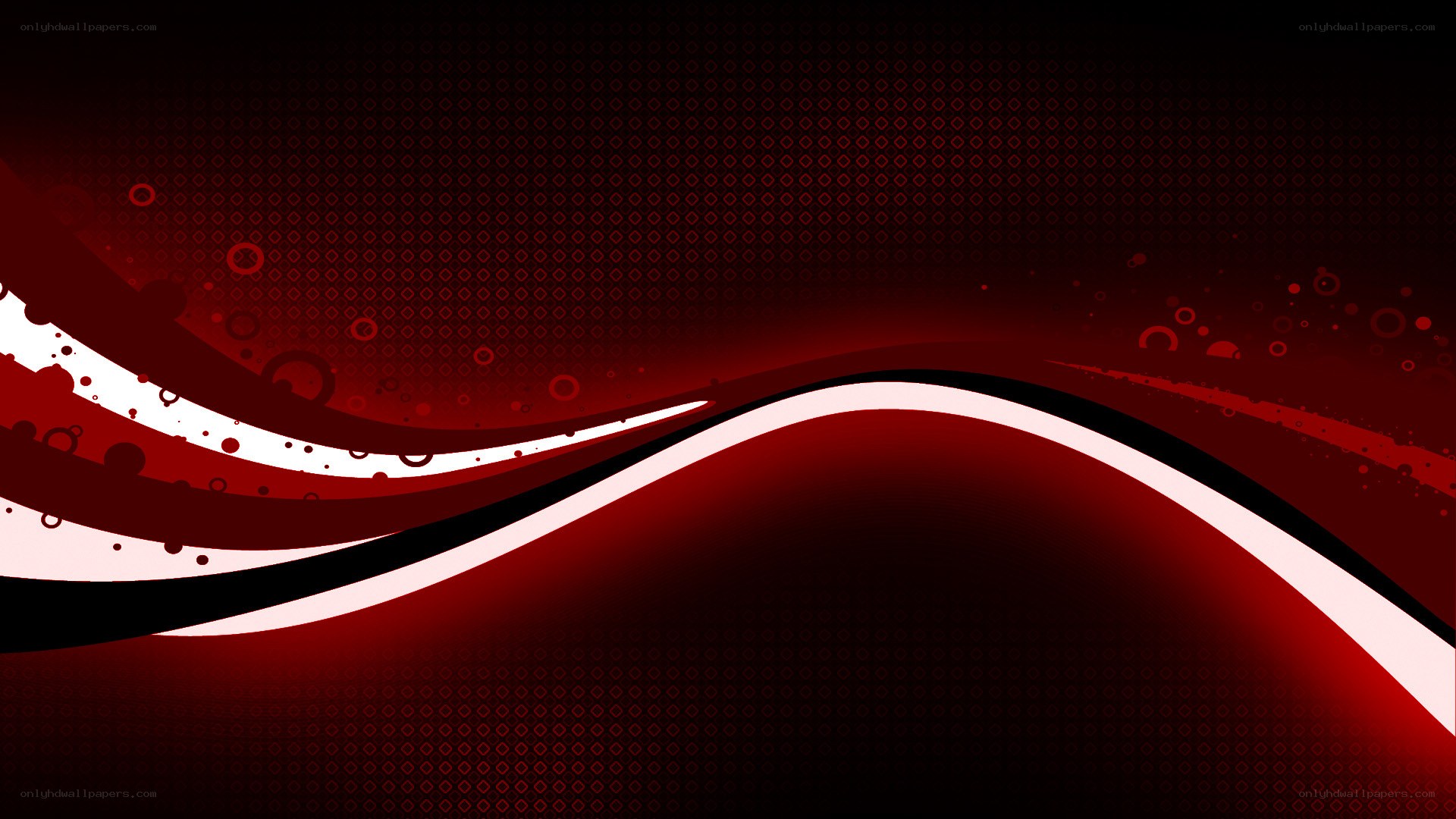 red wave abstract background