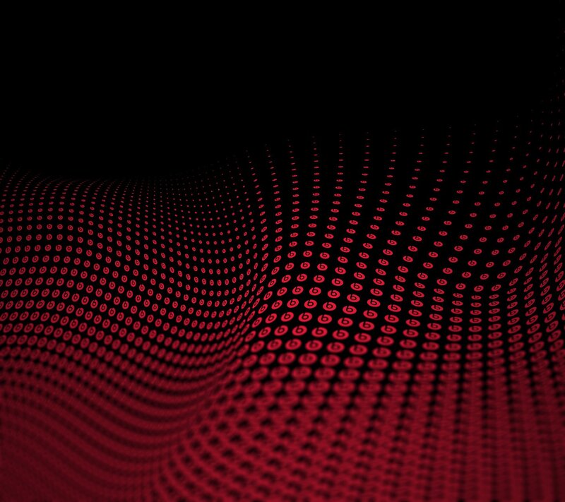Red wave of logos