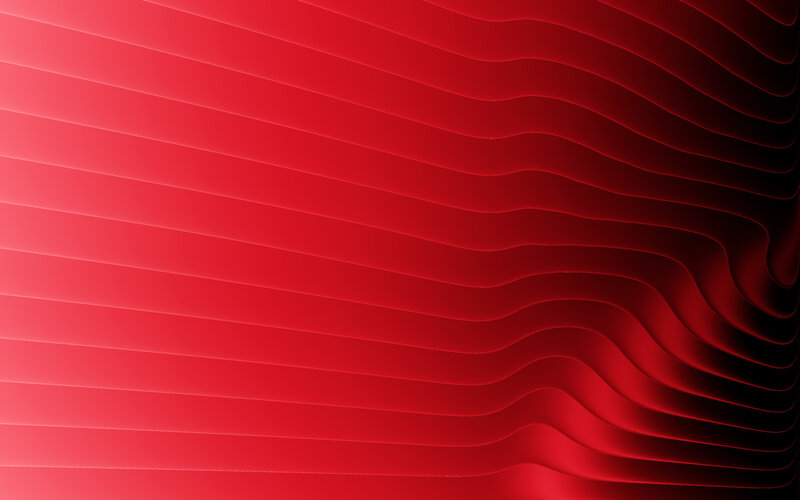 Red wavy layered design
