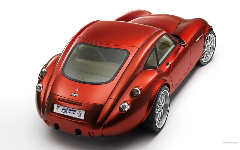 Red Wiesmann GT sports car