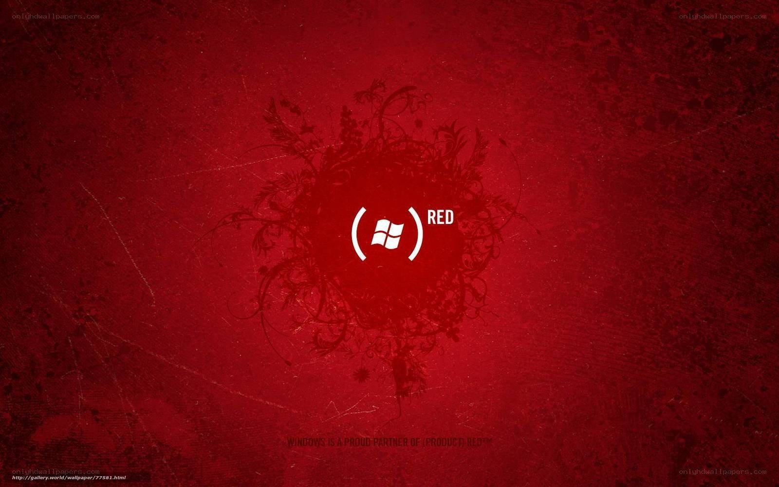 Red Windows logo wallpaper