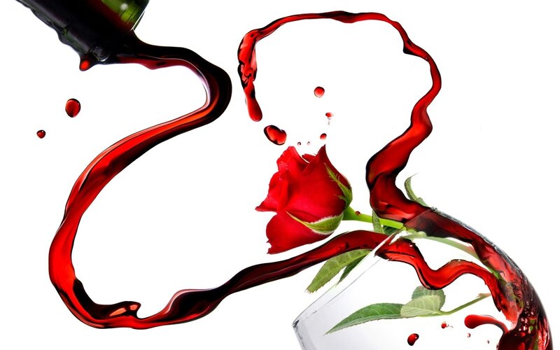 Red Wine and Rose — Dramatic