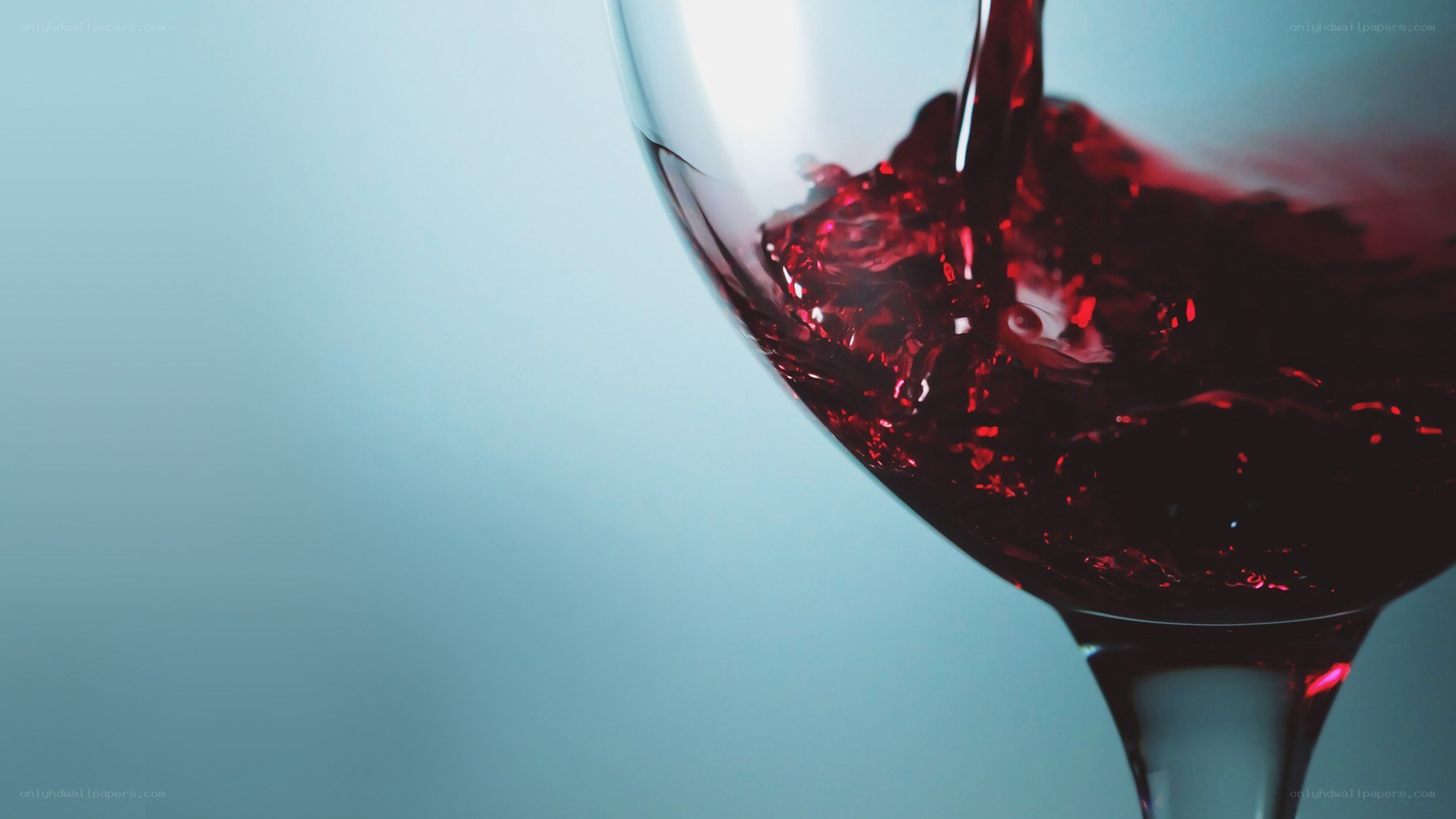 red wine being poured
