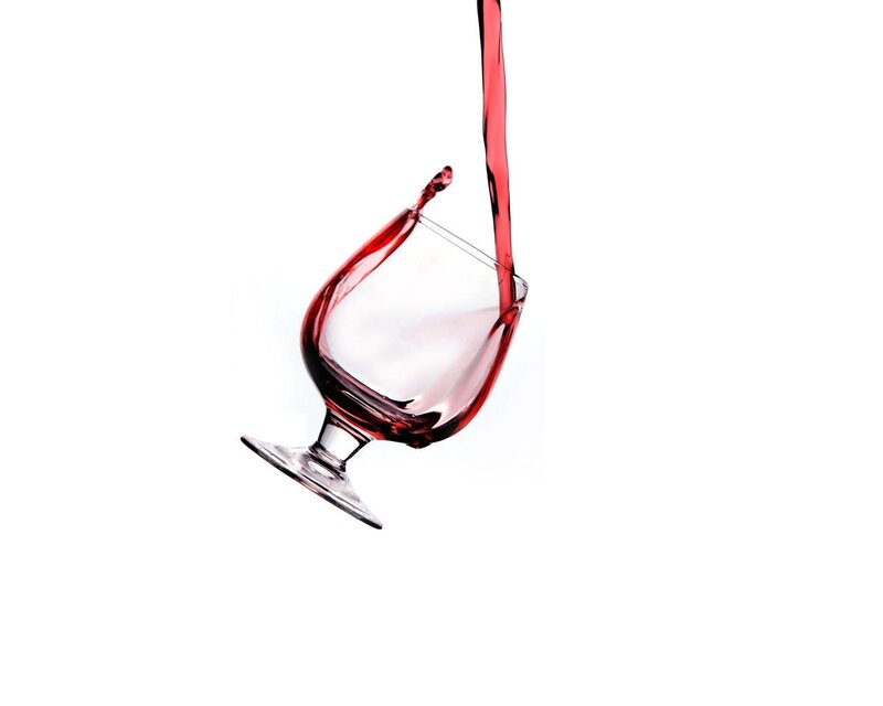 Red Wine Being Poured — Dynamic, Photograph