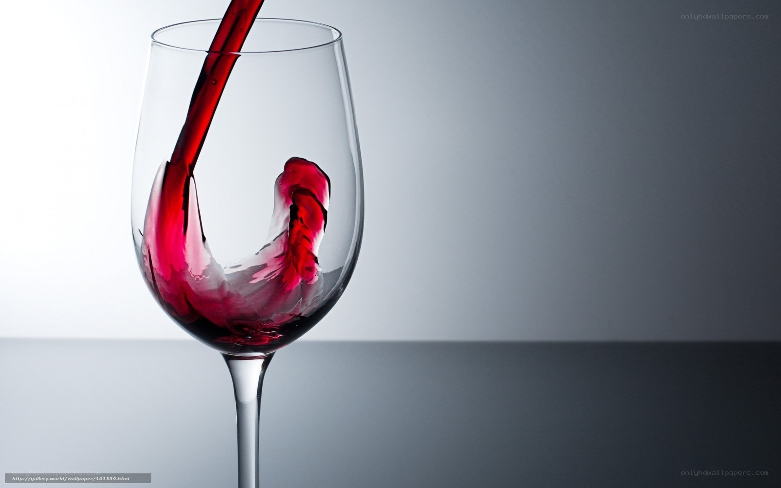 Red wine being poured