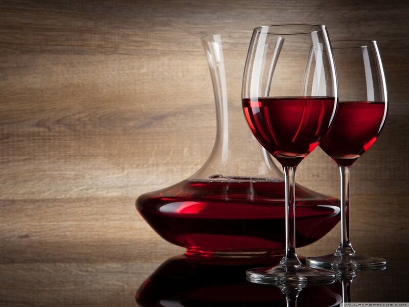 Red Wine in Glasses