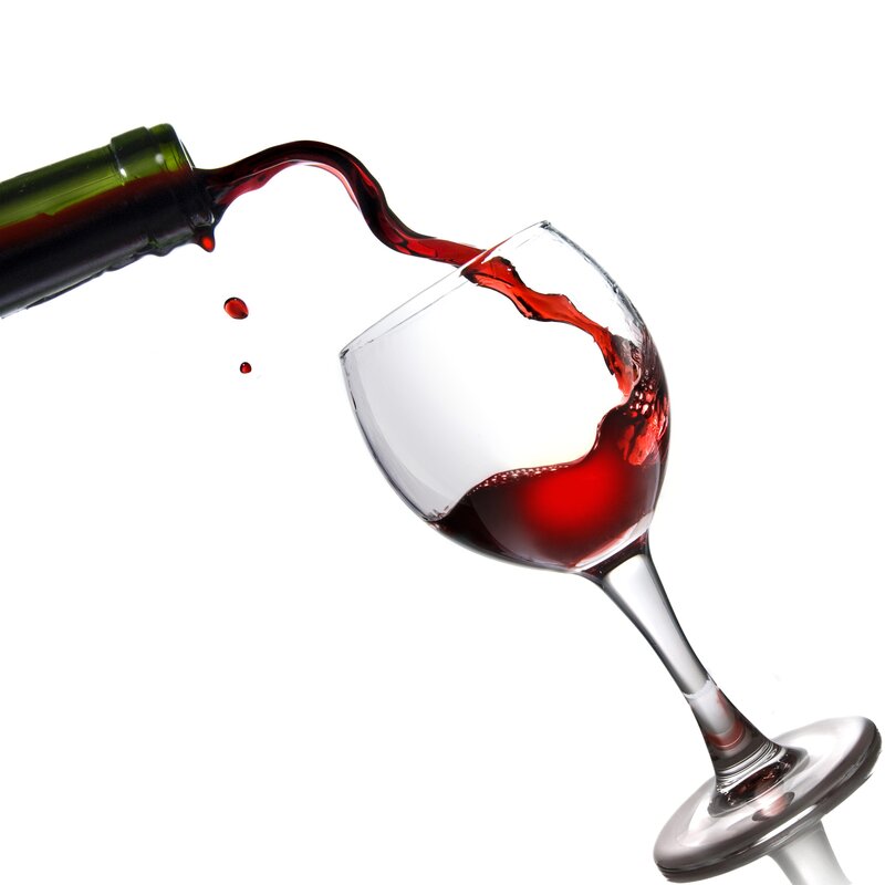 Red Wine Pouring — Dynamic, Photograph