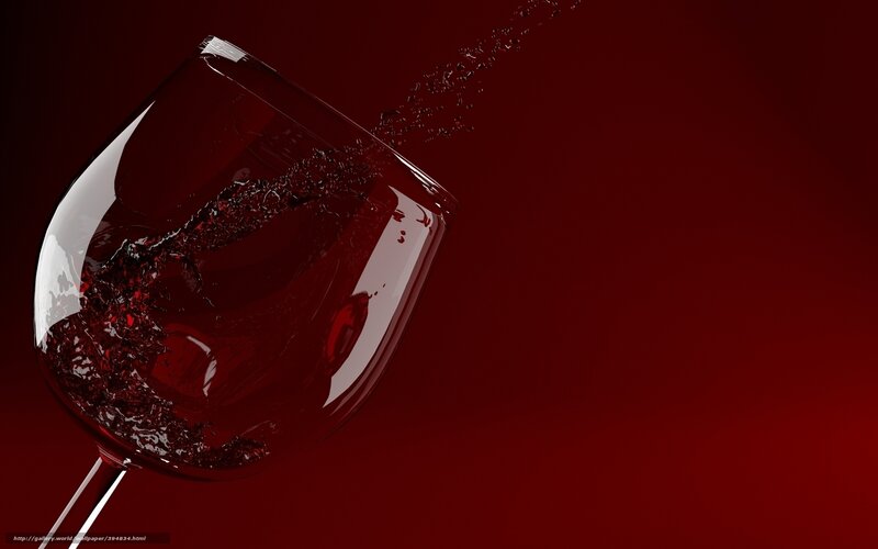 Red Wine Splashing — Dramatic