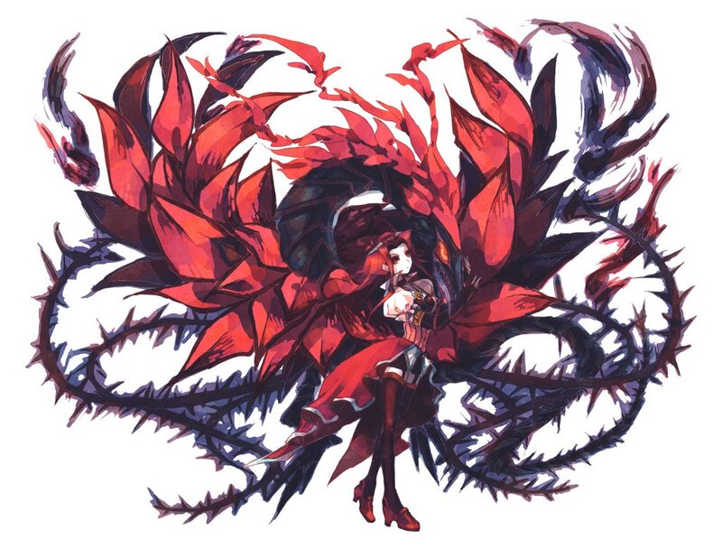 red-winged anime character