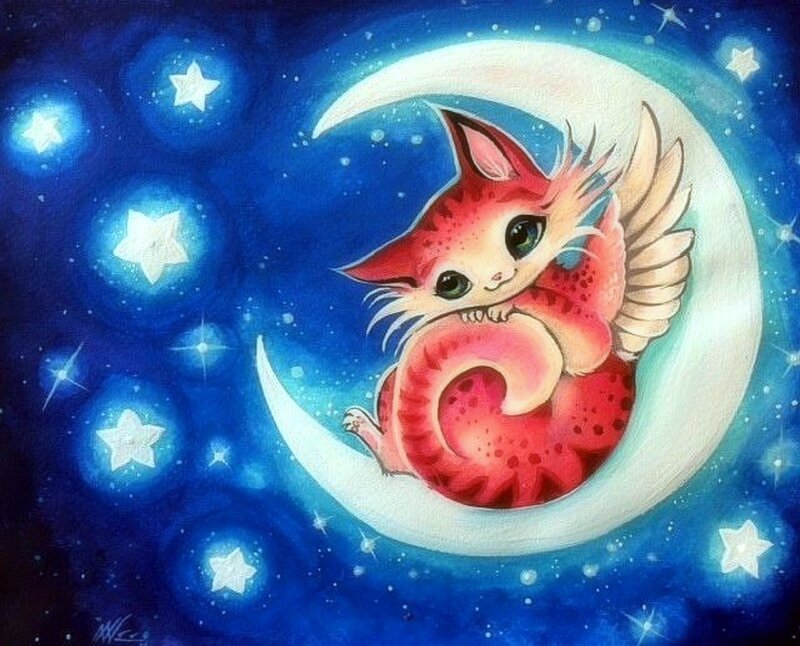 Red Winged Kitten
