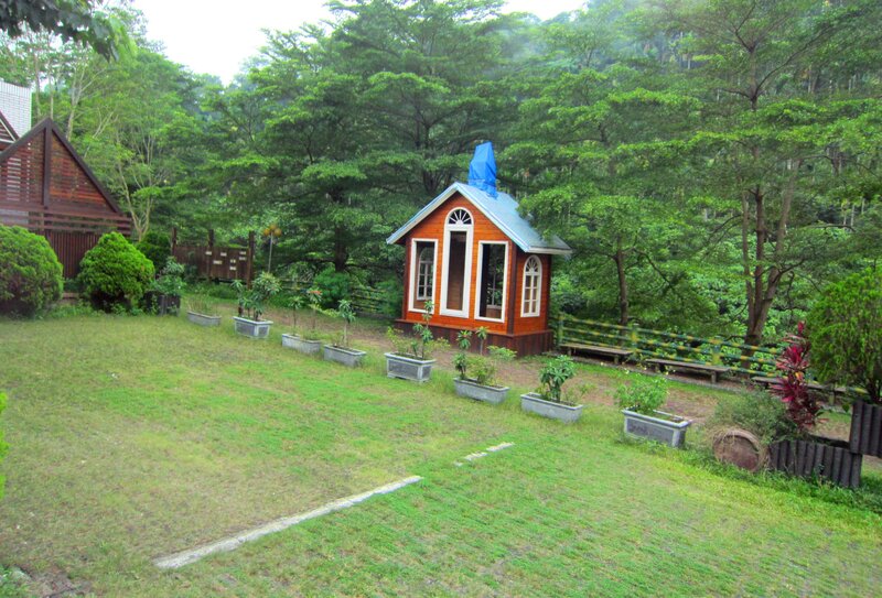 Red Wooden Cabin