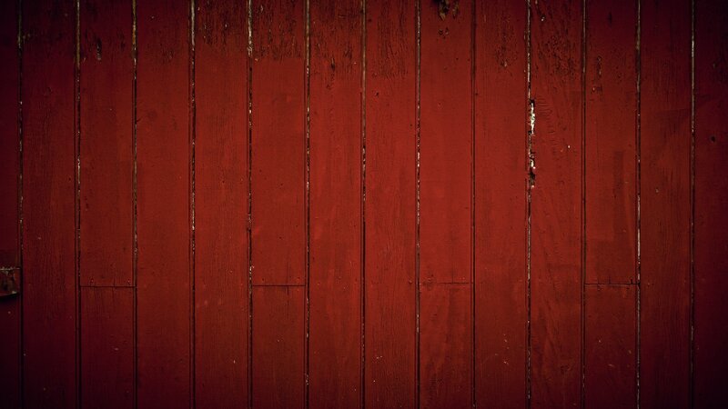 red wooden planks wall