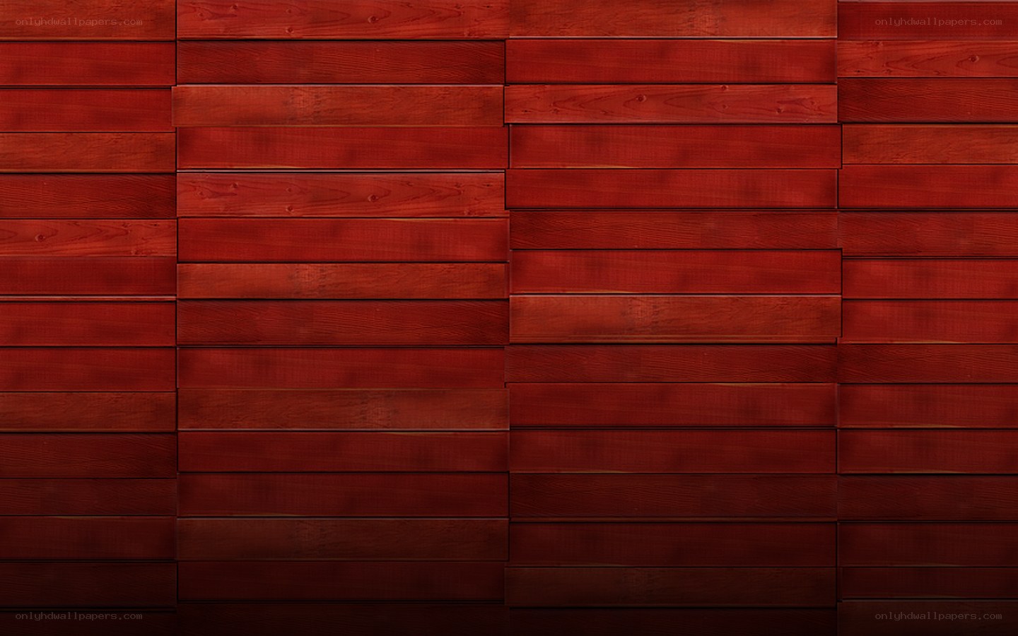 red wooden planks wall