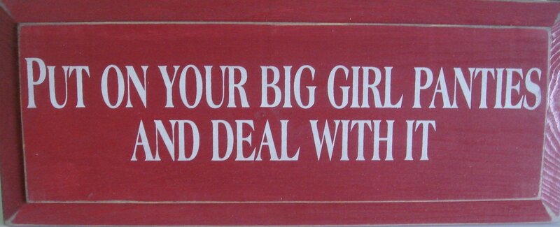 Red Wooden Sign
