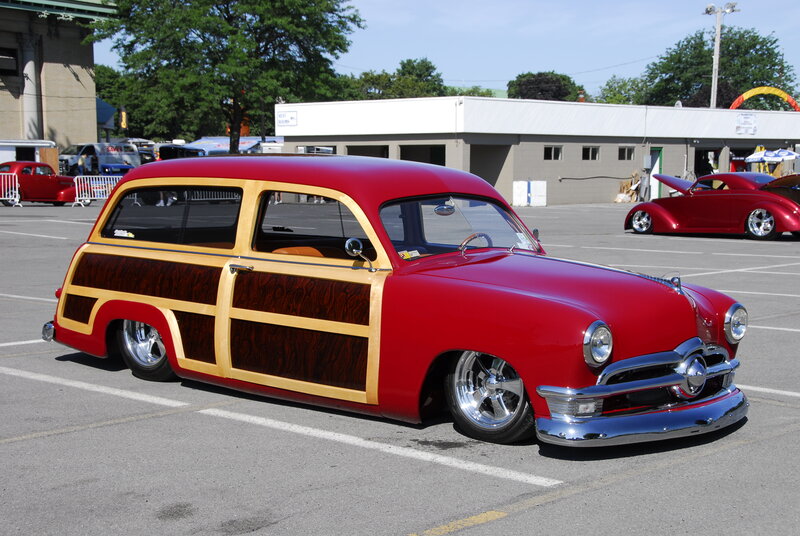 Red Woodie Car — Calm