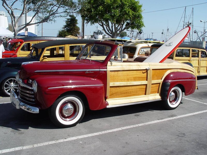 Red Woodie Car