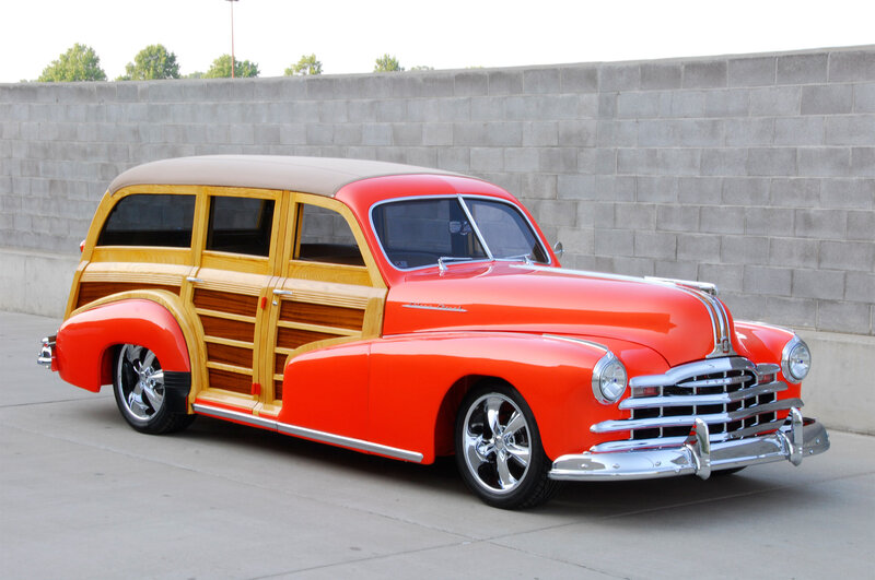 Red Woodie Station Wagon — Calm