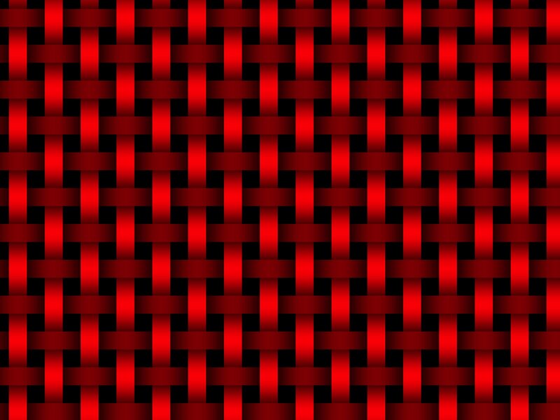 red woven pattern