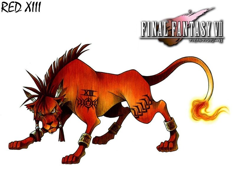 Red XIII concept art