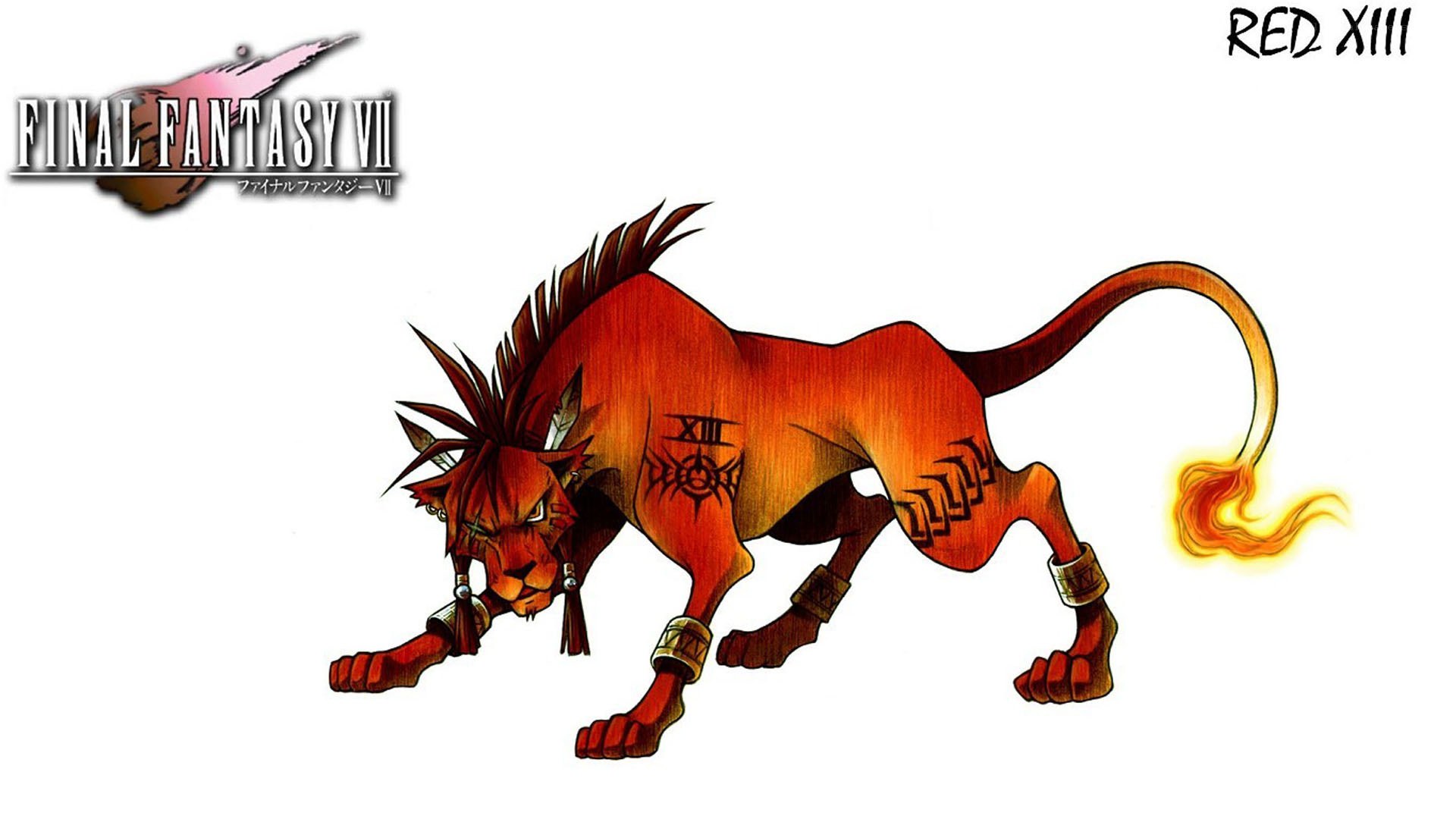 Red XIII concept art