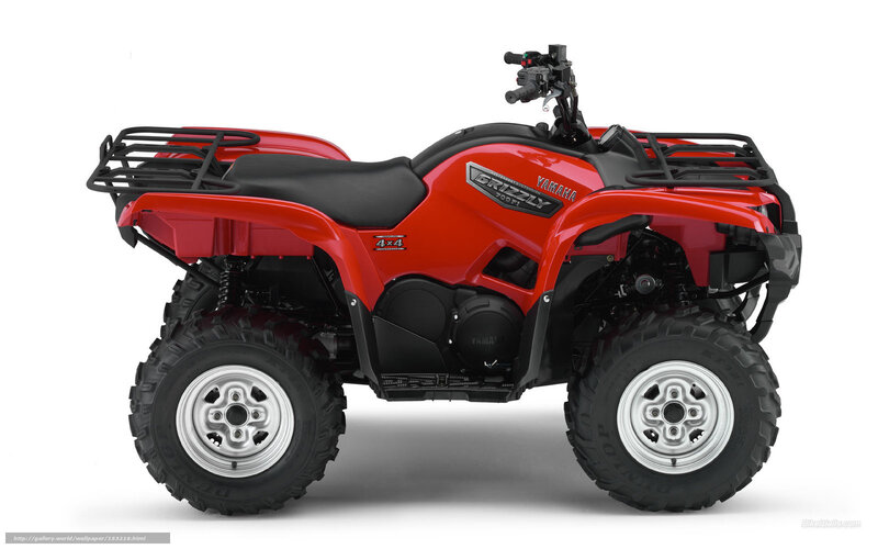 Red Yamaha Atv