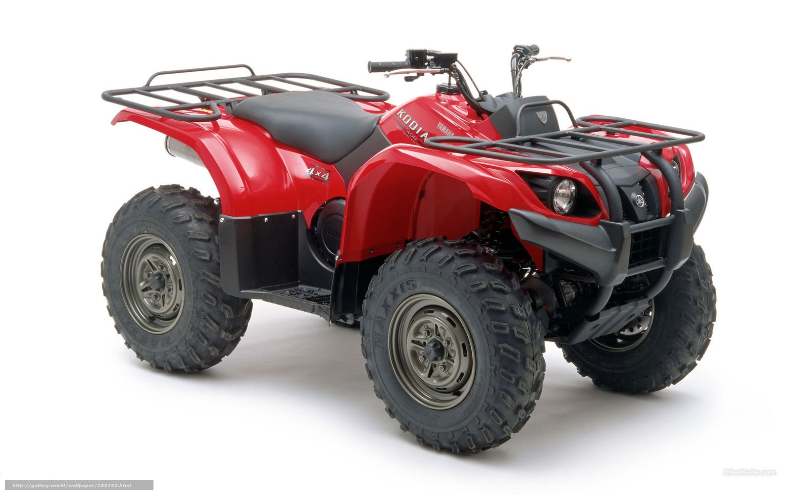 Red Yamaha Kodiak ATV