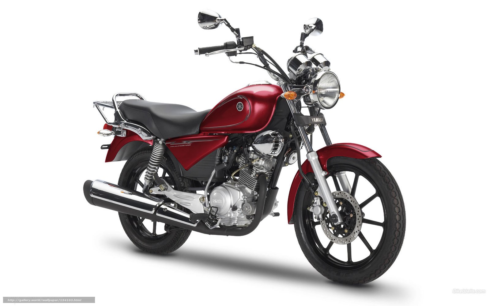 Red Yamaha motorcycle