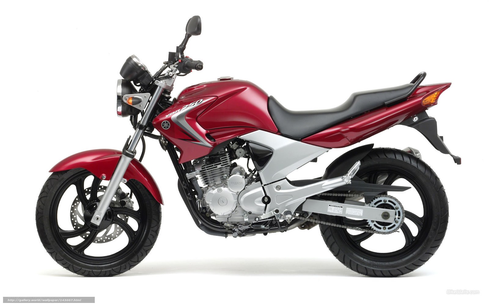 Red Yamaha motorcycle