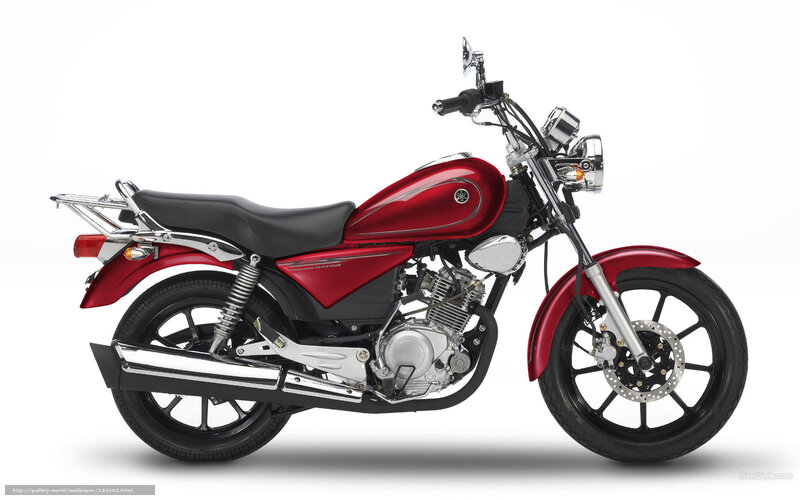 Red Yamaha motorcycle